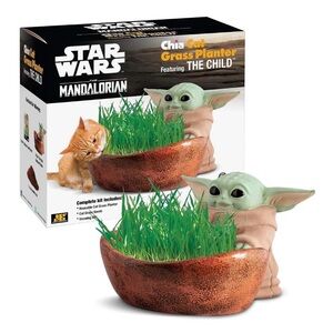 Star Wars Mandalorian Chia Cat Grass Planter